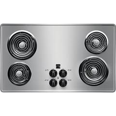 Kenmore Stove Coil Top Stainless Black (Convection Oven) — Mesquite Group